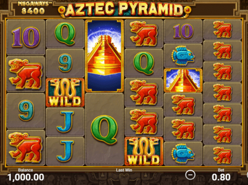 Mecânica de jogo Aztec Pyramid Megaways